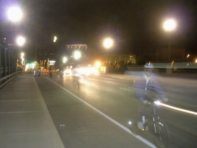 Riders at Colorado Blvd.